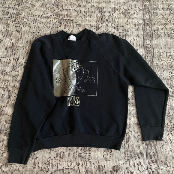 Warner Bros. Sweaters - Vintage Looney Tunes Taz Character Sweatshirt